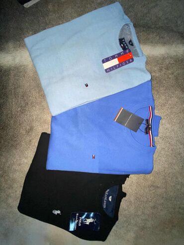 Džemperi: Muški džemperi pamuk odlican - Brendovi: Tommy Hilfiger, Polo Ralph — 1