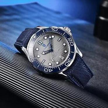 Ručni satovi: PAGANI DESIGN PD-1685 - 42mm - Siva - Omega Homage Potpuno nov muški — 9