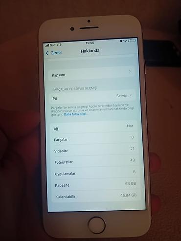 Apple iPhone: IPhone 8, 64 GB, Ağ, Barmaq izi — 4