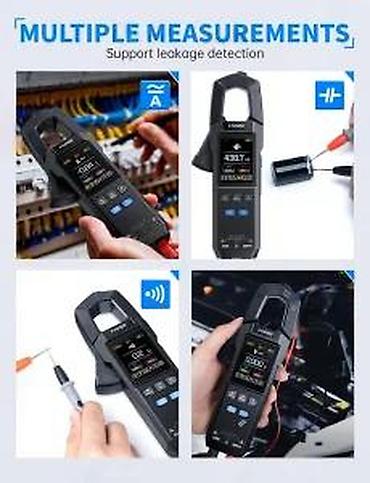 Multimetri: FNIRSI DMC-100 digitalne strujne klešta – TRMS multimetar sa ekranom u — 22