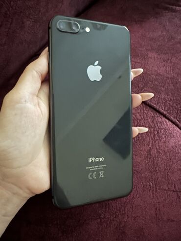 iphone 8 plus baku electronics: IPhone 8 Plus, 64 GB, Space Gray, Simsiz şarj, Barmaq izi