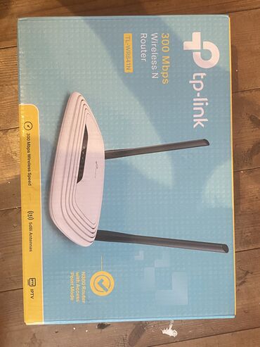 hsgq modem qiymeti: Tp-Link 300Mbps səliqəli işlənib buynuzlarındakı plyonka örtük hələdə