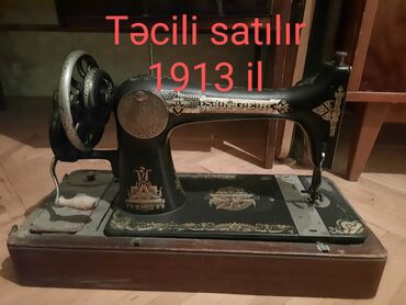 antik əşyaların satışı: TƏCiLi SATILIR!!! Antikvar tikiş maşını Zinger 1913 il. Антикварная