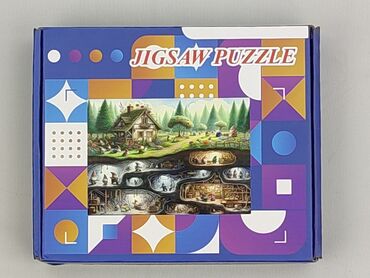 szerokie czarne jeansy: Puzzles for Kids, condition - Perfect