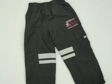 czarne spodnie bojówki: Spodnie dresowe, 2-3 lat, 92/98, stan - Dobry