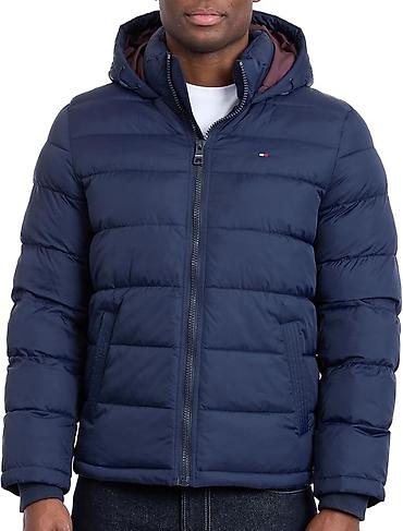 bas: 🟦 Tommy Hilfiger Men's Down Alternative Hooded Puffer Jacket (Yeni) — — 2