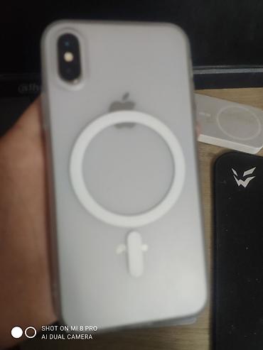 samsung a53: IPhone X, Б/у, 64 ГБ, Защитное стекло, Чехол, 100 % — 2