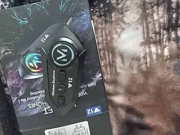 Qulaqcıqlar: Məhsul: V12 “Wireless Earphone” motosiklet dəbilqəsi üçün Bluetooth — 1