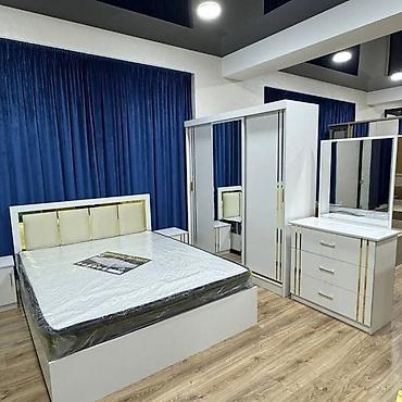Yataq otağı dəstləri: İkinəfərlik çarpayı, Dolab, Komod, Termo, Azərbaycan, Yeni — 4