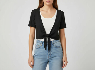 tanie koszulki oversize: Shein, Топ жіночий, розмір S