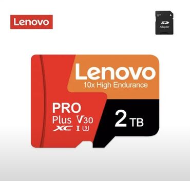yadaş karti: Lenova 2TB (2000GB) yaddaş tutumlu mikro kart İstənilən sayda sifariş
