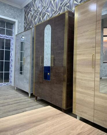Dolablar: Yeni, Açılan, 3 qapılı Düz dolab, Qarderob, paltar dolabı, Azərbaycan — 10