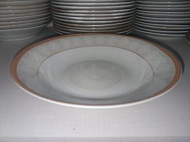 yemek servisi: Nahar dəsti, rəng - Ağ, Farfor — 2