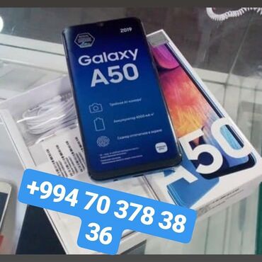 Islenmis telefonlarin satisi - Азербайджан: Новый Samsung A50 Черный