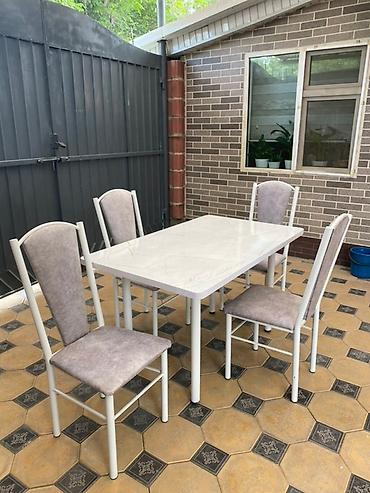 Кухонные столы и стулья: Кухонный стол и стул — 45