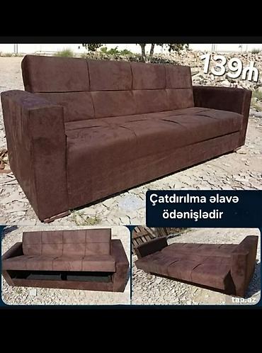 Sifarişlə divanlar: Divan, Qonaq otağı üçün, Parça, Bazalı, Açılan — 28