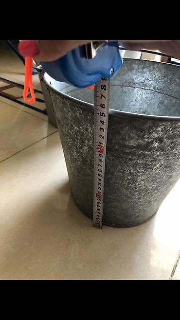 peyin: Sinklənmiş metal vedrə - Material: qalvanizə edilmiş (sinklənmiş) — 3