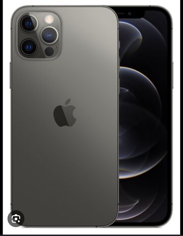 телефон 9а: IPhone 12 Pro, Колдонулган, 128 ГБ, Кара, Кулакчындар, Каптама, Кабель, 80 %