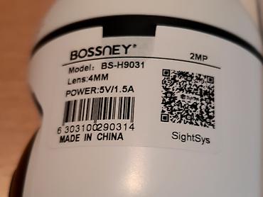 Kamere za video nadzor: WiFi kamera za video nadzor BOSSNEY sa adapterom BOSSNEY Mini Spoljna — 8