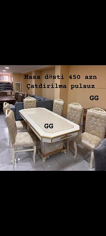 sdullar: Dördbucaq masa, Qonaq otağı üçün, 6 nəfər — 1