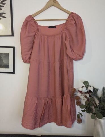 trikotaza haljine: Lc Waikiki M (EU 38), bоја - Roze, Drugi stil, Kratkih rukava