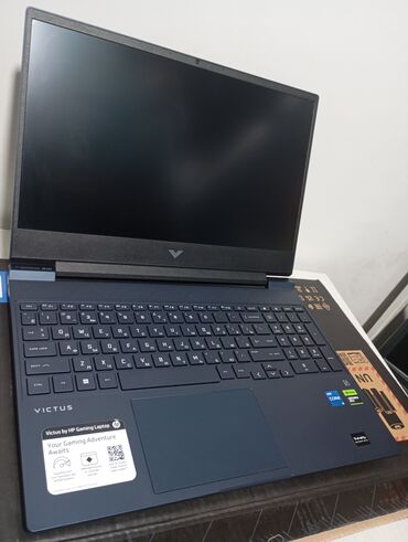 ультратонкий игровой ноутбук: Ноутбук, HP, 16 ГБ ОЭТ, Intel Core i5, 15.6 ", Жаңы, Жумуш, окуу үчүн, эс тутум NVMe SSD