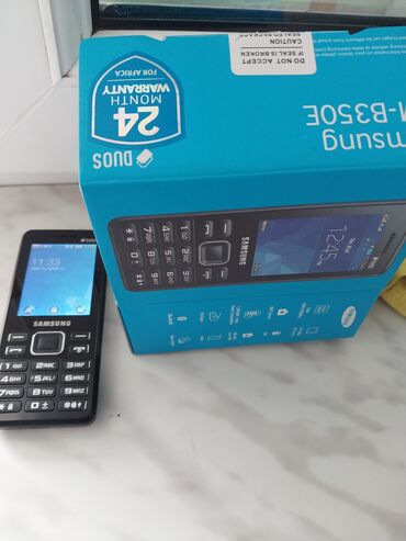 telefon ucun flash kart: Samsung B320, rəng - Qara, İki sim kartlı