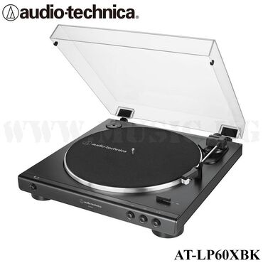 Гитары: Виниловый проигрыватель Audio Technica AT-LP60XBK Полностью