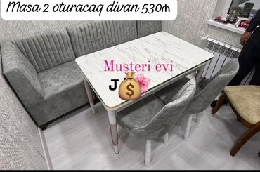 диван для кухни: Künc divan masa oturacaq rəng seçimi var