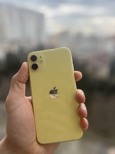 Apple iPhone: IPhone 11, 64 GB, Sarı, Face ID