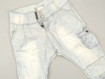 szare jeansy mom fit: Clockhouse, S, стан - Хороший