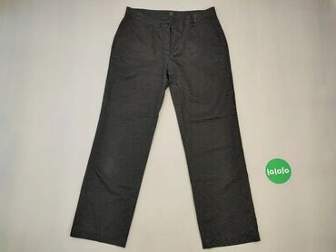 Spodnie: Spodnie L (EU 40), wzór - Linia, kolor - Czarny