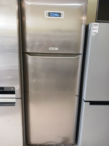 çinar soyuducuları: Б/у 2 двери Hotpoint Ariston Холодильник Продажа, цвет - Серый, С колесиками