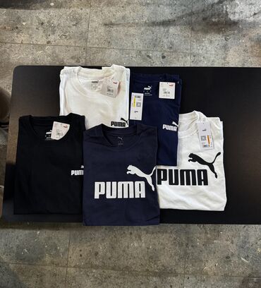 футболка puma: Мужская футболка, M (EU 38), Puma, Новый, цвет - Белый, Самовывоз, Платная доставка