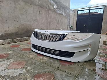 on panel: Kia Optima üçün ön bamper (orijinal) - Rəng: ağ - Komplekt: bamper — 4