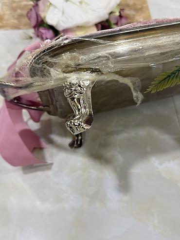 ramazan dekor: Dekorativ zərif sininin üstü və asma kompozisiya - Material: metal — 9
