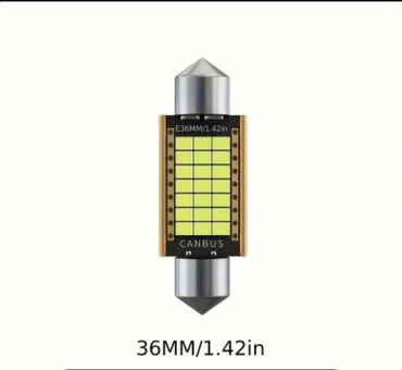 led lampalar avtomobil ucun: 31 mm ölçüsündə, avtomobil salonu üçün CANBUS LED lampası. Bu lampa