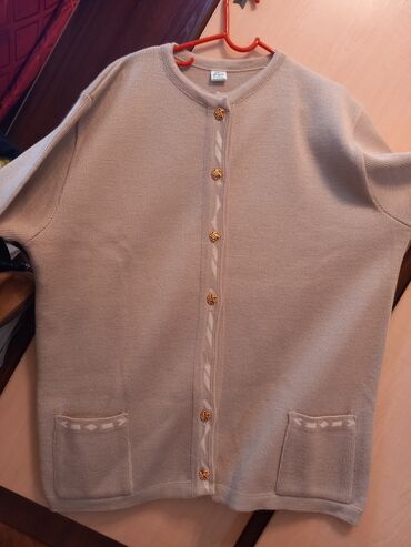 Женский свитер, Высокая горловина, Германия, Средняя модель, Шерсть