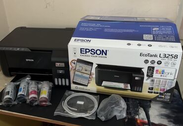 ноутбук сатып алуу: Принтер/МФУ Epson EcoTank L3258 Основные возможности: - МФУ 3-в-1