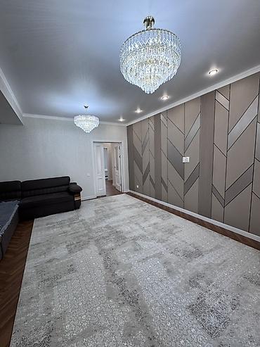 красивая квартира: 2 комнаты, 76 м², Кок-Жар мкр Элитка, 10 этаж, Дизайнерский ремонт — 7