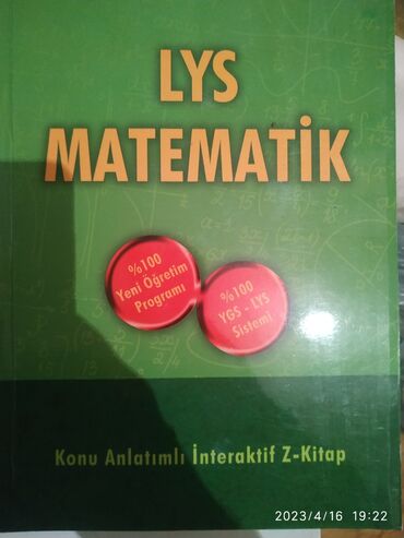 repetitor po matematike 10 11 klass: LYS - matematik . Cavabları var + Kitab yenidir - istifadə olunmayıb