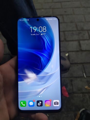 чехол на iphone 7 plus: Huawei Nova Y90, rəng - Qara, Qırıq