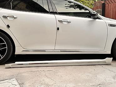 nardo grey: Наружные накладки порогов Kia, 2018 г., Б/у, Оригинал — 9