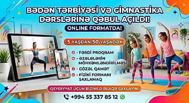 idman ləvazimatları: Onlayn gimnastika və fərdi məşqlər (5–50 yaş) Hər kəs üçün fərdi — 1