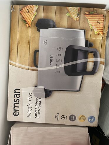 tost aparatı: Toster rəng - Ağ, Yeni, Ünvandan götürmə, Ödənişli çatdırılma
