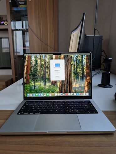 пк игровой бу: Ноутбук, Apple, Apple M1 Pro, 16 ", Колдонулган, Татаал эмес тапшырмалар үчүн, эс тутум SSD