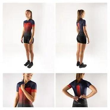 Oprema za bicikliste: DRES FORCE ASCENT UNI KRATKI RUKAV, PLAVA-CRVENA | Zatvarač preko — 9