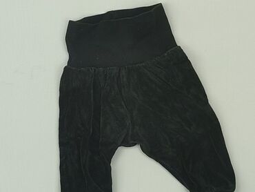 sanda��y czarne born2be: Pozostałe spodnie dziecięce, H&M, 1-3 m, stan - Bardzo dobry