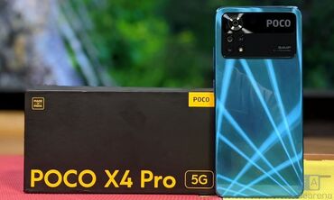 телефон fly life compact: Poco X4 Pro 5G, 128 ГБ, цвет - Синий, Отпечаток пальца