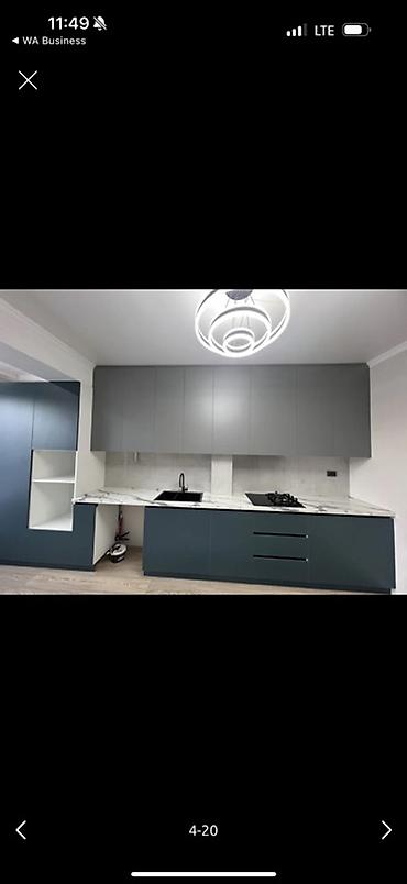 Кухонные гарнитуры: Кухонный гарнитур, цвет - Серый — 4